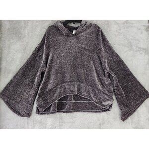 Gilligan & Omalley Hoodie Womens Medium Gray Cozy Sleep Long Sleeve Sweatshirt
